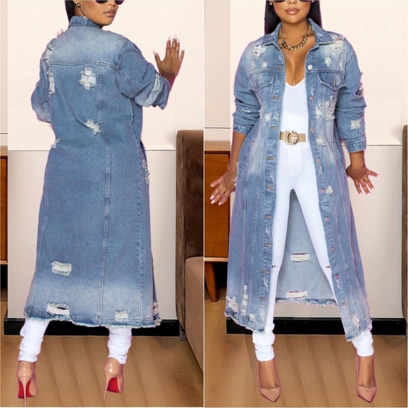 Distressed Dreams Denim Jacket - Light - Picture 2 of 8